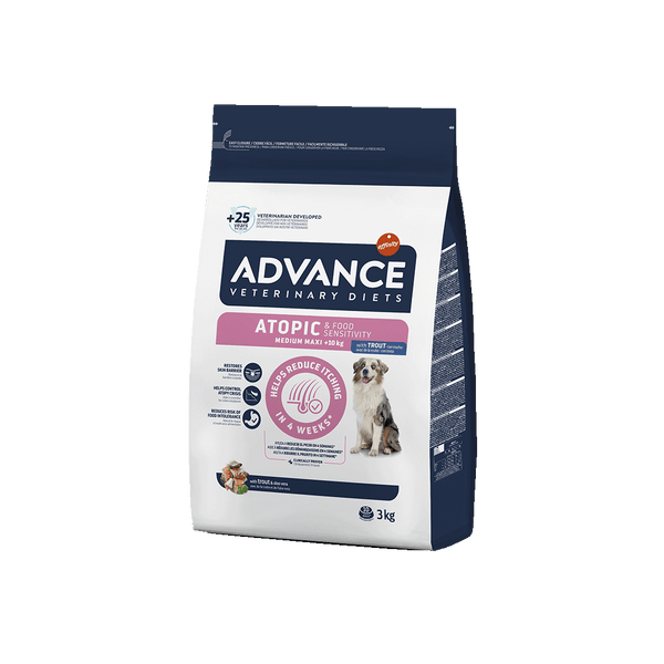 ADVANCE DOG ATOPIC & FOOD SENSITIVITY MEDIUM-MAXI